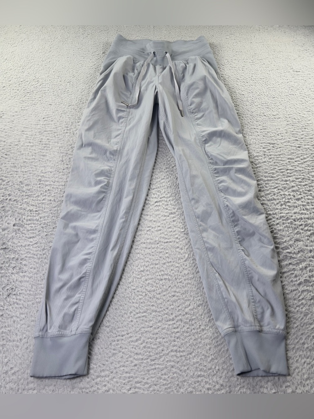 Lululemon Dance Studio Joggers Womens 0 Gray Mid Rise Drawstrings Athletic
